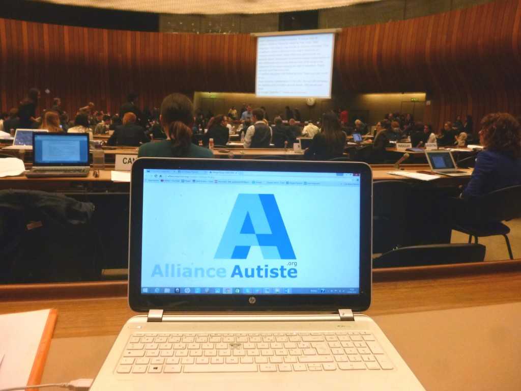 20150415 Alliance Autiste - ONU - DGD Education