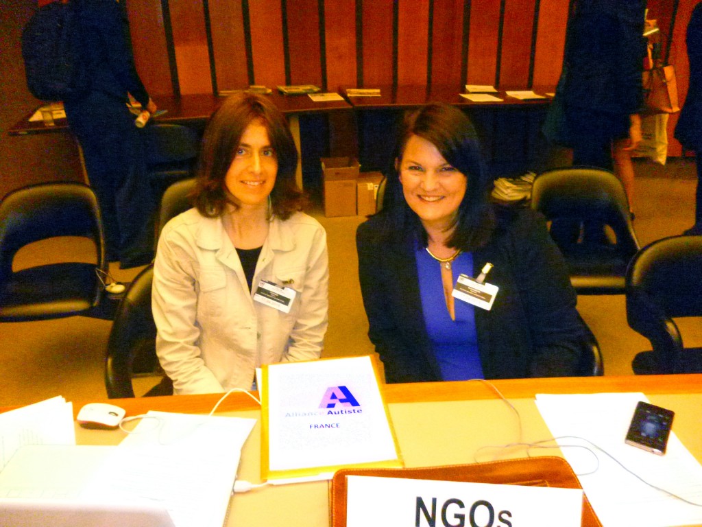 20150415 Alliance Autiste - ONU - DGD Education - Magali Pignard - Monique Blakemore